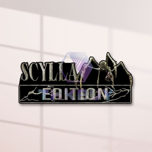 Scylla Edition Laser Engraved or 3D Inlayed Car Name Badge - Image 2