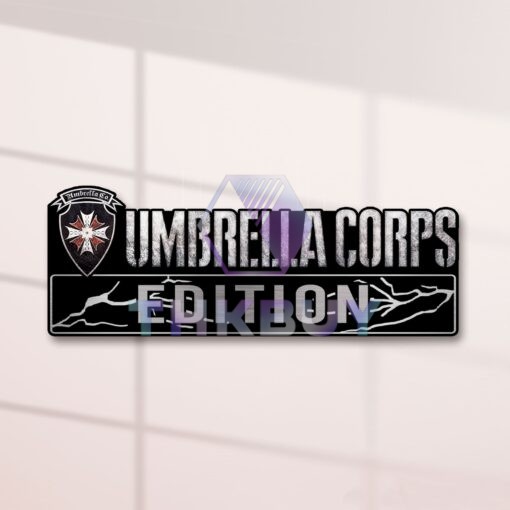 Umbrella Corp Edition Laser Engraved Car Name Badge - Image 2