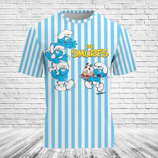 The Smurfs AOP Unisex 3D T-shirt - Image 2