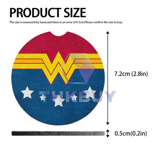Wonder Woman Car Coaster - Image 7