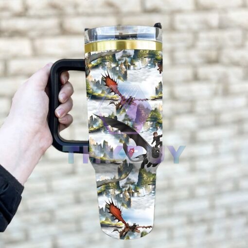 How to Train Your Dragon 40oz Stanley Tumbler - Image 5