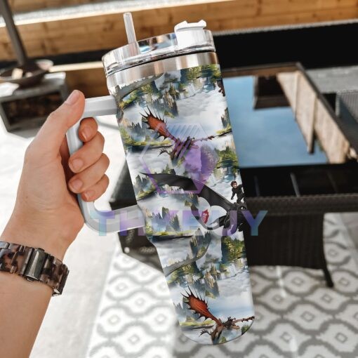 How to Train Your Dragon 40oz Stanley Tumbler - Image 4