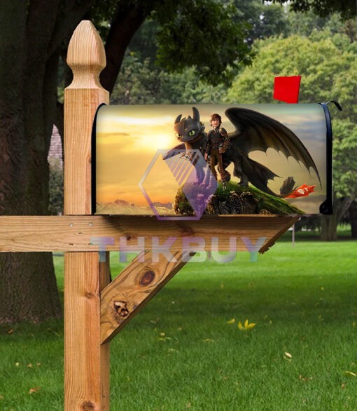 Toothless Magnetic Mailbox Cover