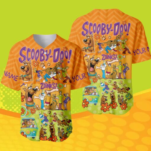 Personalized Scooby Doo Baseball Jersey Version 1