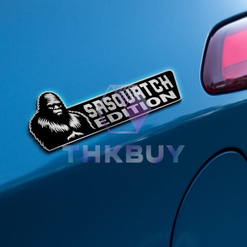 Sasquatch Edition Laser Engraved or 3D Inlayed Car Name Badge - Image 3
