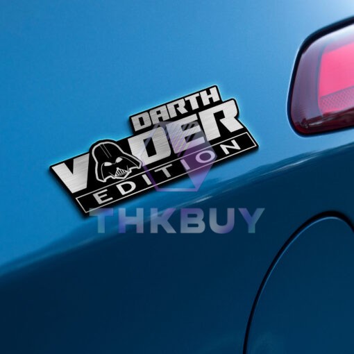 Darth Vader Edition Laser Engraved or 3D Inlayed Car Name Badge - Image 3