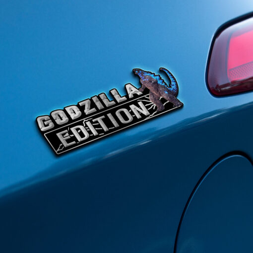 Godzilla (MonsterVerse) Edition Laser Engraved or 3D Inlayed Car Name Badge - Image 2