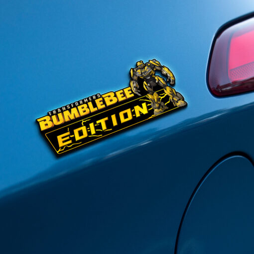Bumblebee Edition Laser Engraved or 3D Inlayed Car Name Badge - Image 6