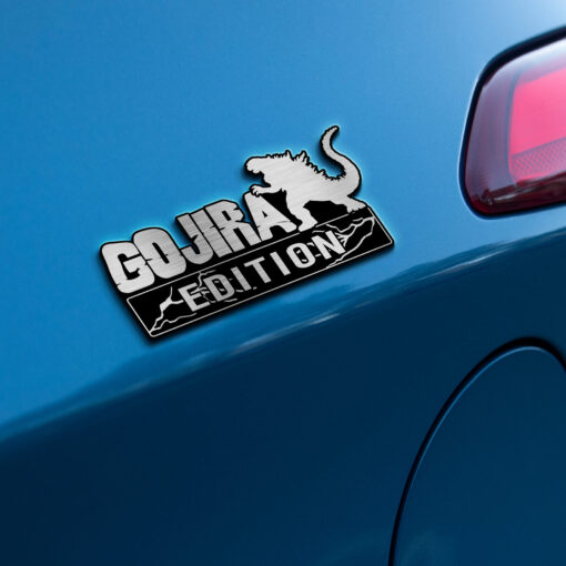 Gojira Edition Laser Engraved or 3D Inlayed Car Name Badge Version 1 - Image 4