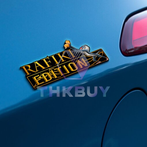 Rafiki Edition Laser Engraved or 3D Inlayed Car Name Badge - Image 3