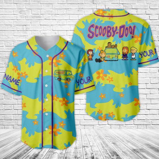 Personalized Scooby Doo Baseball Jersey Version 2