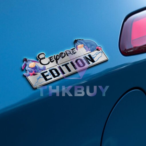 Eeyore Edition Laser Engraved or 3D Inlayed Car Name Badge Version 2 - Image 3