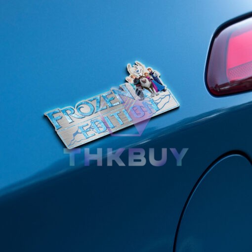 Frozen Edition Laser Engraved or 3D Inlayed Car Name Badge - Image 2
