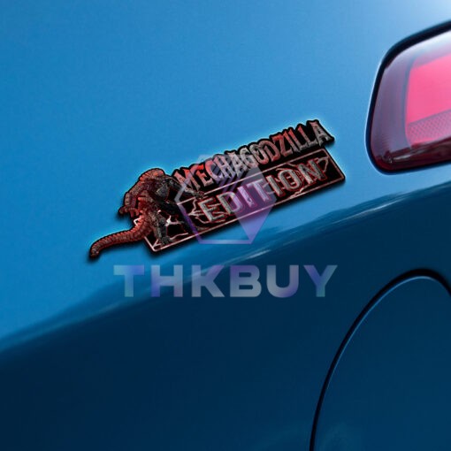 Mechagodzilla Edition Laser Engraved or 3D Inlayed Car Name Badge Version 2 - Image 3