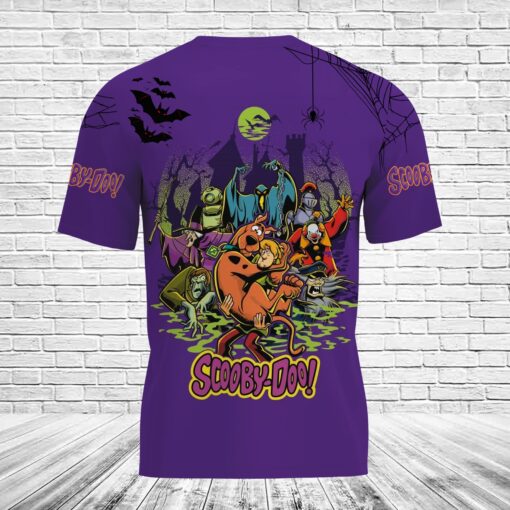 Scooby Doo Halloween Scary 3D T-Shirt - Image 3