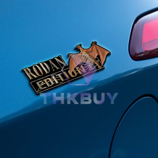 Rodan Edition Laser Engraved or 3D Inlayed Car Name Badge - Image 3