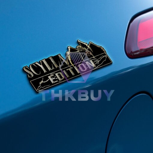 Scylla Edition Laser Engraved or 3D Inlayed Car Name Badge - Image 3