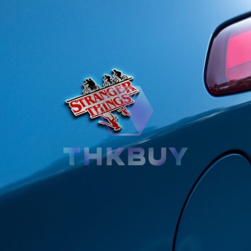 Stranger Things Edition Laser Engraved or 3D Inlayed Car Name Badge - Image 3