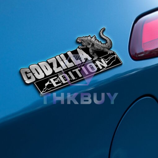 Godzilla Edition Laser Engraved Car Name Badge Version 2 - Image 3