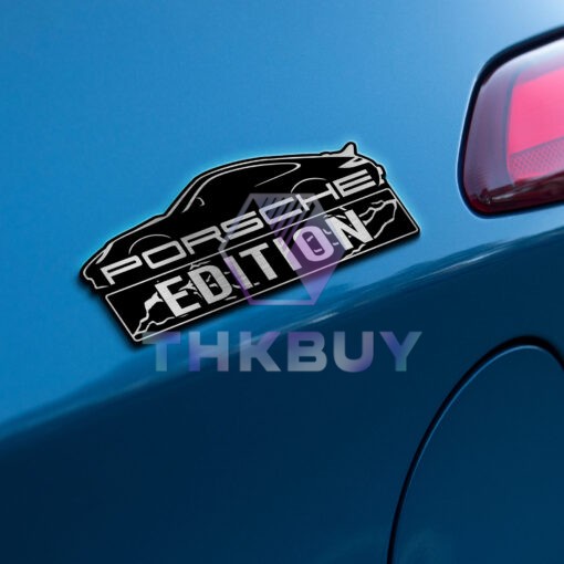 Porsche 911 Edition Laser Engraved or 3D Inlayed Car Name Badge - Image 3