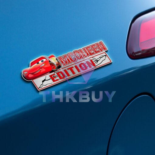 Cars Lightning Mcqueen Edition Laser Engraved or 3D Inlayed Car Name Badge - Image 3