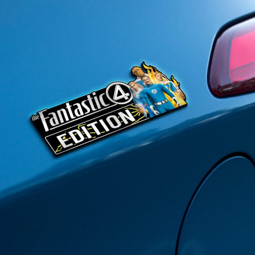 The Fantastic Four Edition Laser Engraved or 3D Inlayed Car Name Badge - Image 3