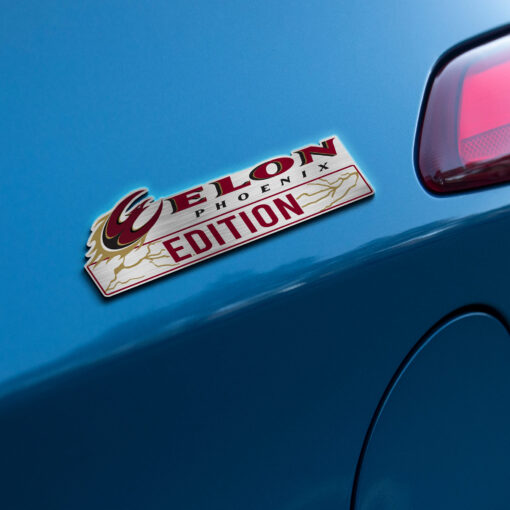 Elon Phoenix Edition Laser Engraved or 3D Inlayed Car Name Badge - Image 3
