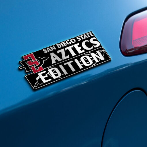 San Diego State Aztecs Edition Laser Engraved or 3D Inlayed Car Name Badge - Image 6