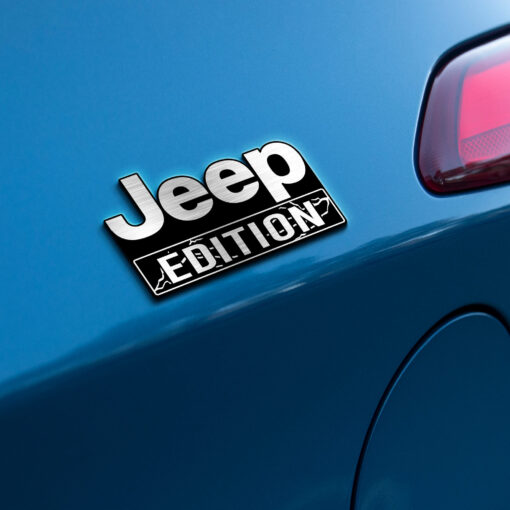 Jeep Edition Laser Engraved or 3D Inlayed Car Name Badge - Image 3