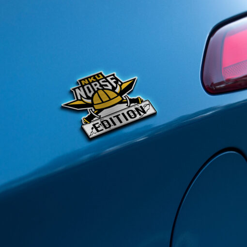 Northern Kentucky Norse Edition Laser Engraved or 3D Inlayed Car Name Badge - Image 2