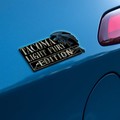 Night Fury Edition Laser Engraved or 3D Inlayed Car Name Badge - Image 2