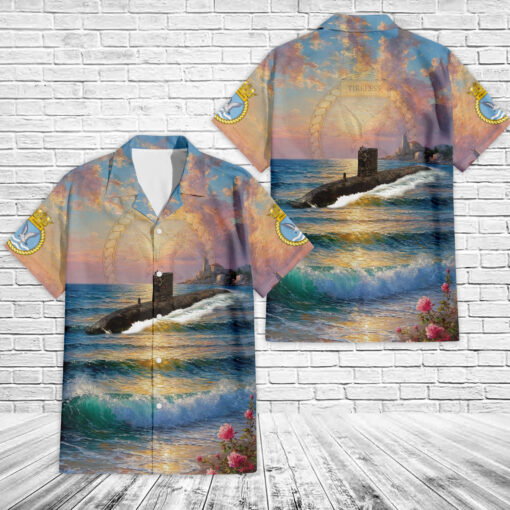 Royal Navy HMS Tireless (S88) Hawaiian Shirt