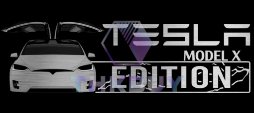 Tesla Model X Edition Laser Engraved or 3D Inlayed Car Name Badge - Image 6