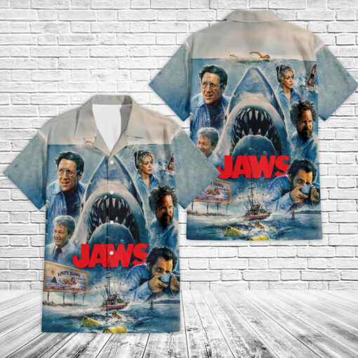 1975 Jaws 50th Hawaiian Shirt