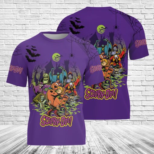 Scooby Doo Halloween Scary 3D T-Shirt