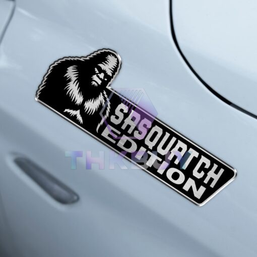 Sasquatch Edition Laser Engraved or 3D Inlayed Car Name Badge - Image 4