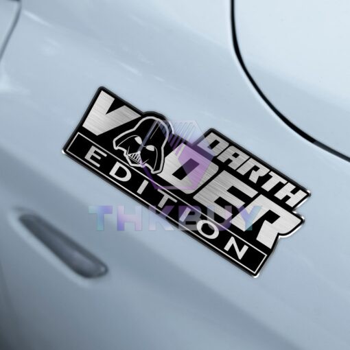 Darth Vader Edition Laser Engraved or 3D Inlayed Car Name Badge - Image 4