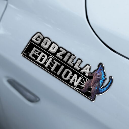 Godzilla (MonsterVerse) Edition Laser Engraved or 3D Inlayed Car Name Badge - Image 3
