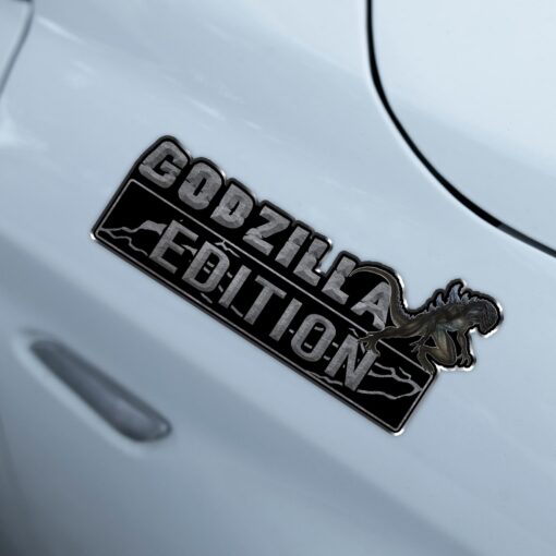 Godzilla (TriStar) Edition Laser Engraved or 3D Inlayed Car Name Badge - Image 5