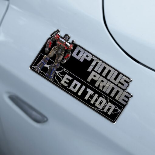Optimus Prime Edition Laser Engraved or 3D Inlayed Car Name Badge - Image 5