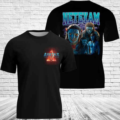 Avatar: Fire and Ash 2025 Neteyam 3D T-Shirt