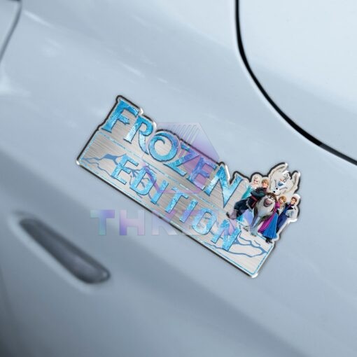 Frozen Edition Laser Engraved or 3D Inlayed Car Name Badge - Image 4