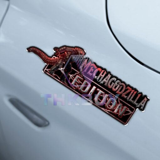 Mechagodzilla Edition Laser Engraved or 3D Inlayed Car Name Badge Version 2 - Image 4