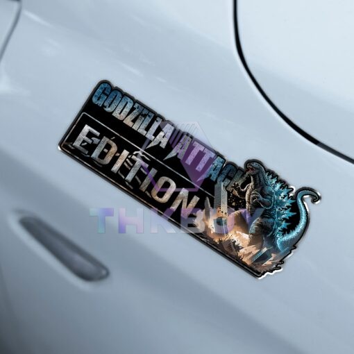 Godzilla Attack Edition Laser Engraved or 3D Inlayed Car Name Badge - Image 4