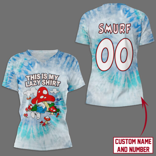 Custom Name & Number The Smurfs 3D Apparel - Image 2