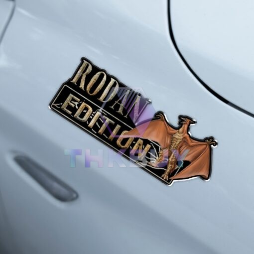 Rodan Edition Laser Engraved or 3D Inlayed Car Name Badge - Image 4