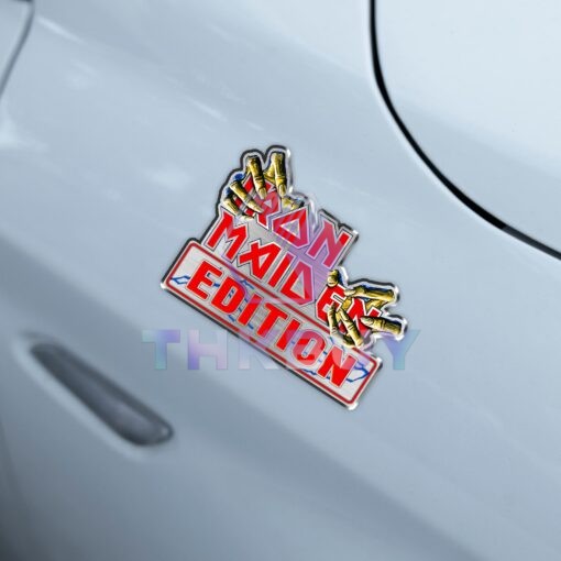 Iron Maiden Edition Laser Engraved or 3D Inlayed Car Name Badge - Image 4