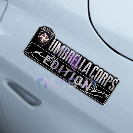 Umbrella Corp Edition Laser Engraved Car Name Badge - Image 4