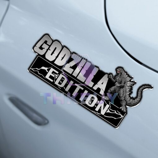 Godzilla Edition Laser Engraved Car Name Badge Version 2 - Image 4