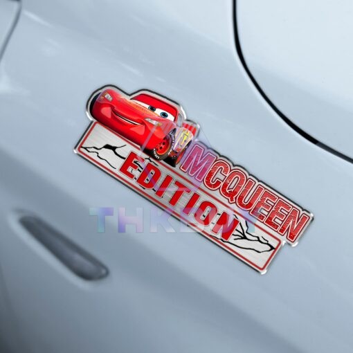 Cars Lightning Mcqueen Edition Laser Engraved or 3D Inlayed Car Name Badge - Image 4